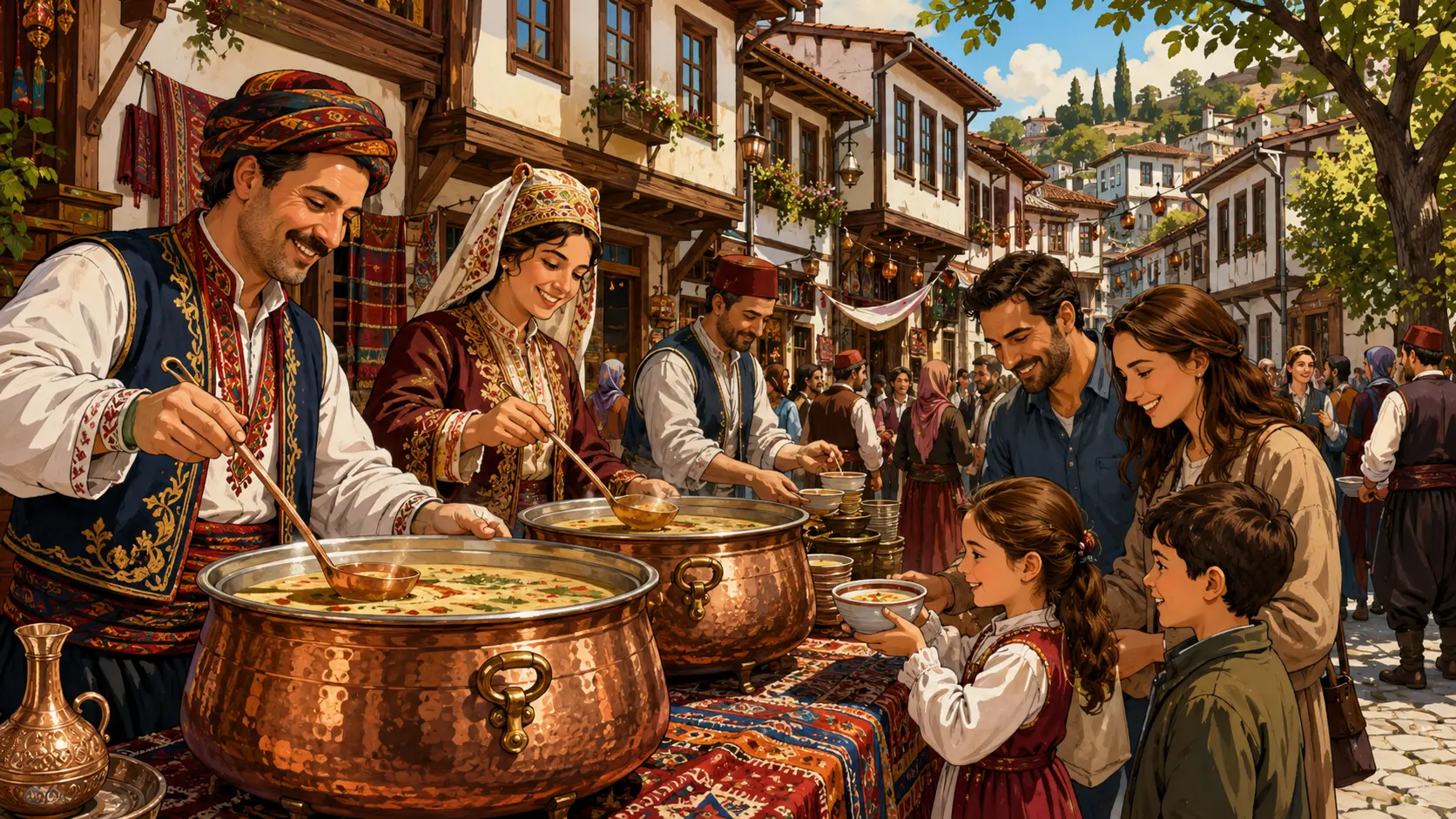 Germiyan Çorbası İkramı