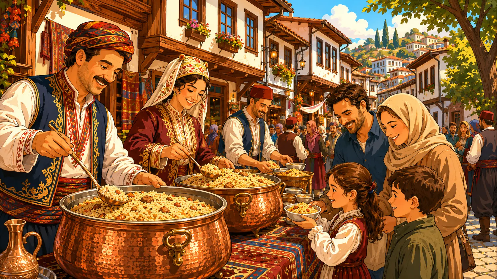 Germiyan Pilavı İkramı