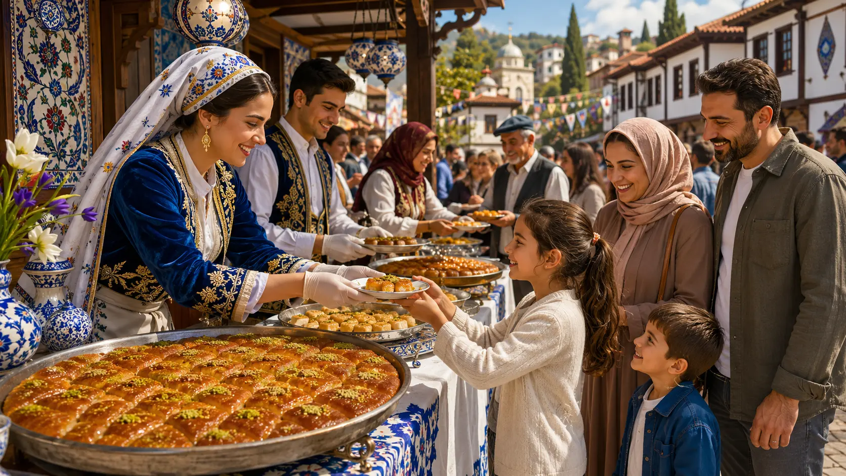 Germiyan Tatlısı İkramı